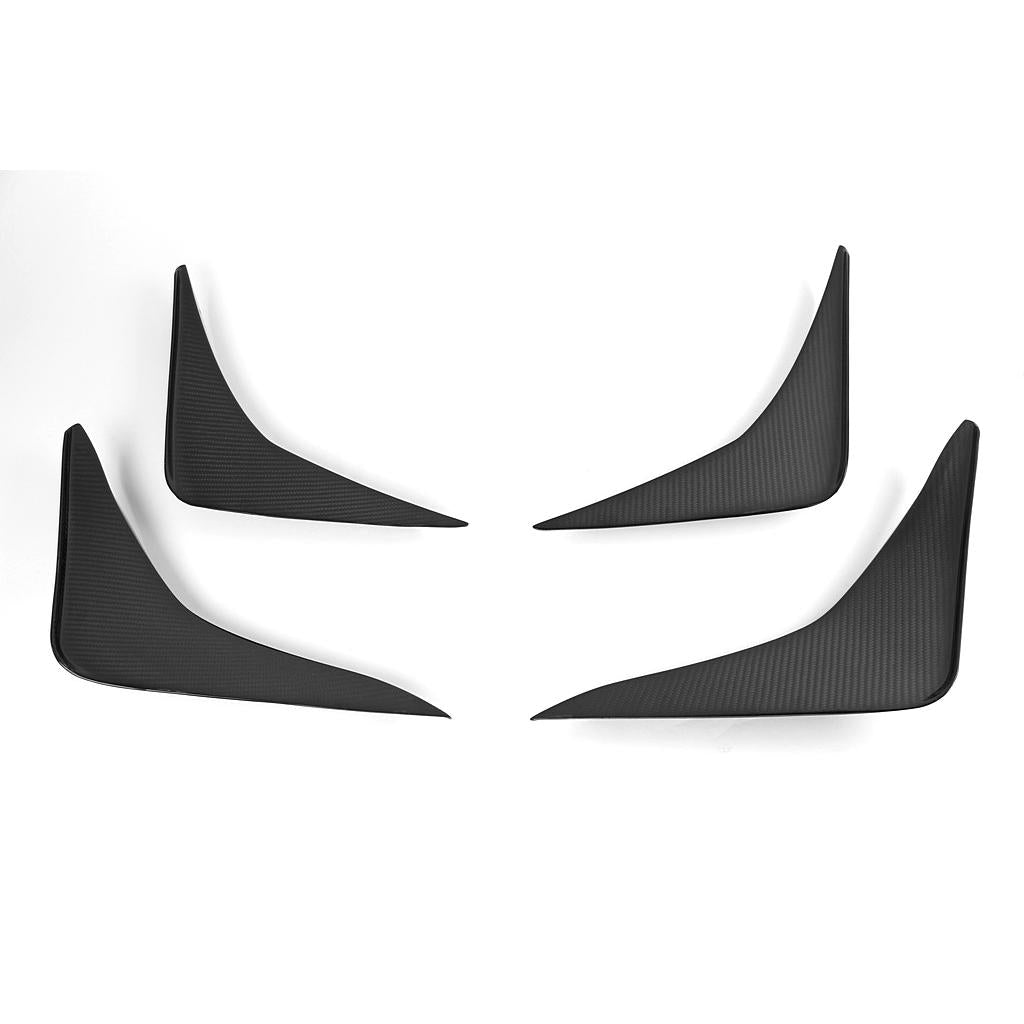 Canards de fibra de carbono para parachoques delantero APR (Nissan GTR R35 2012-2016)
