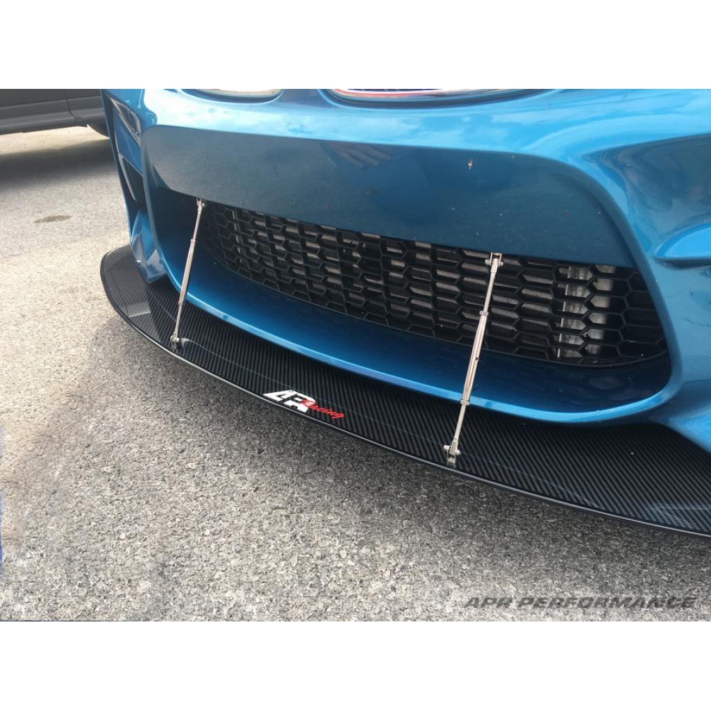 Divisor de viento delantero de fibra de carbono para parachoques APR (BMW F87 M2 2016-2021)