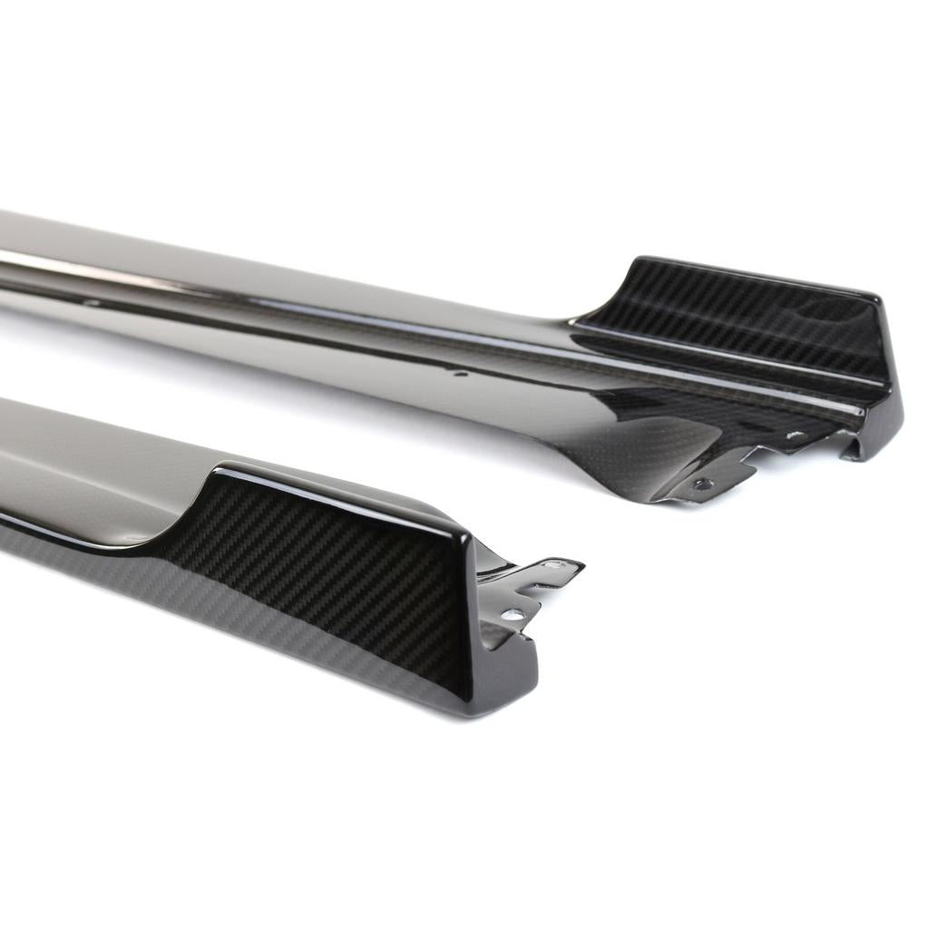 APR Carbon Fiber Side Rocker Extensions/ Side Skirt (2015-2016 Porsche 981 Cayman GT4)