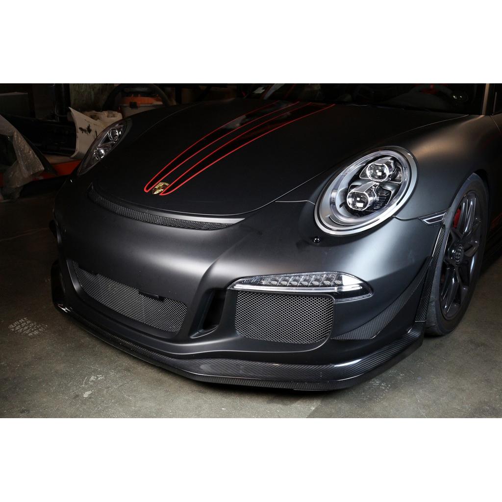APR Carbon Fiber Front Bumper Canards (2013-2015 Porsche 991.1 GT3)
