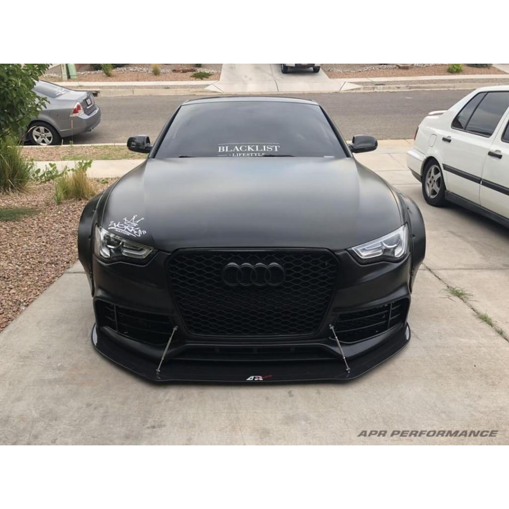 APR Stock Bumper Carbon Fiber Front Wind Splitter (2013-2016 Audi S5 / RS5)