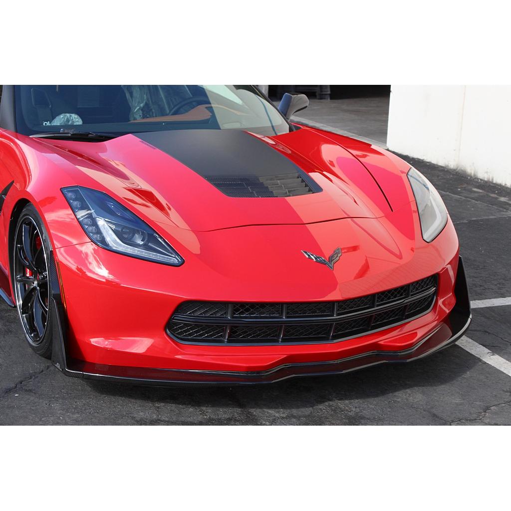 APR Carbon Fiber Front Bumper Canards and Spats (2014-2019 Chevrolet Corvette C7 Z06)