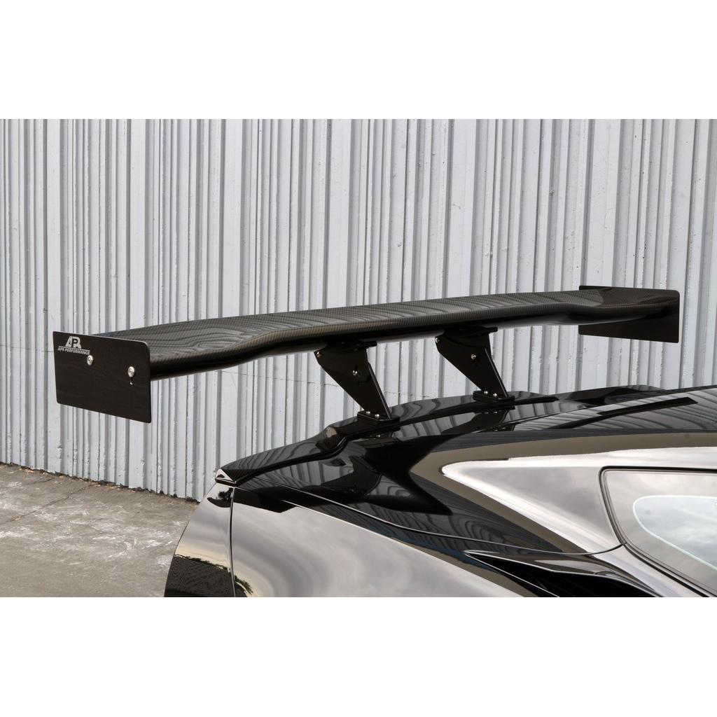 APR GTC-500 Chassis Mount Carbon Fiber Adjustable Wing (2015-2019 Chevrolet Corvette C7 Z06 / Grand Sport)
