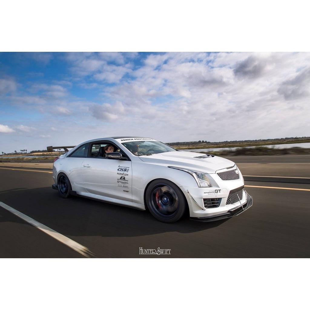 Alerón trasero ajustable de fibra de carbono APR GT-250 de 61" (Cadillac ATS-V 2016-2019)