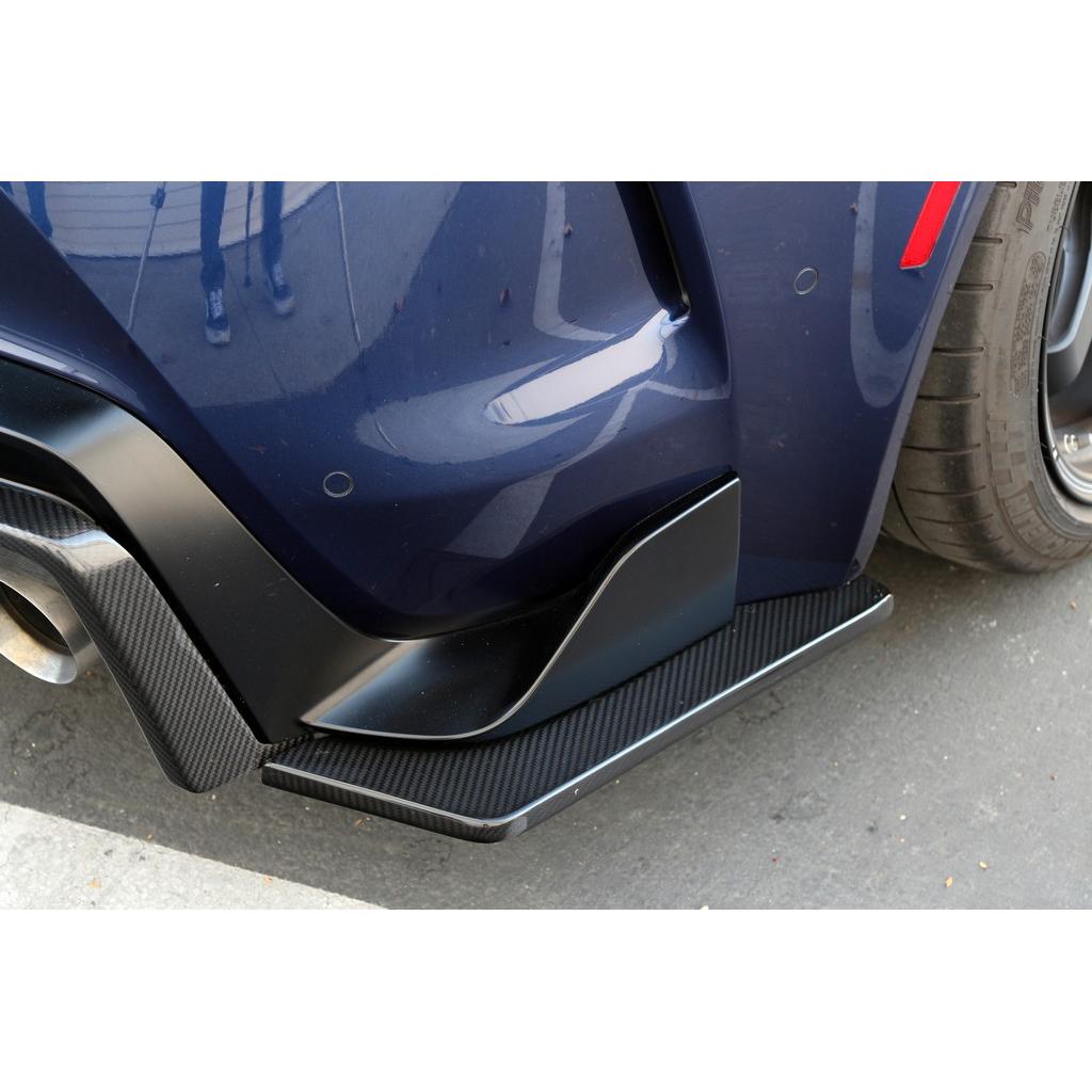 APR Carbon Fiber Rear Bumper Skirts (2020-2023 Toyota Supra A90/91)