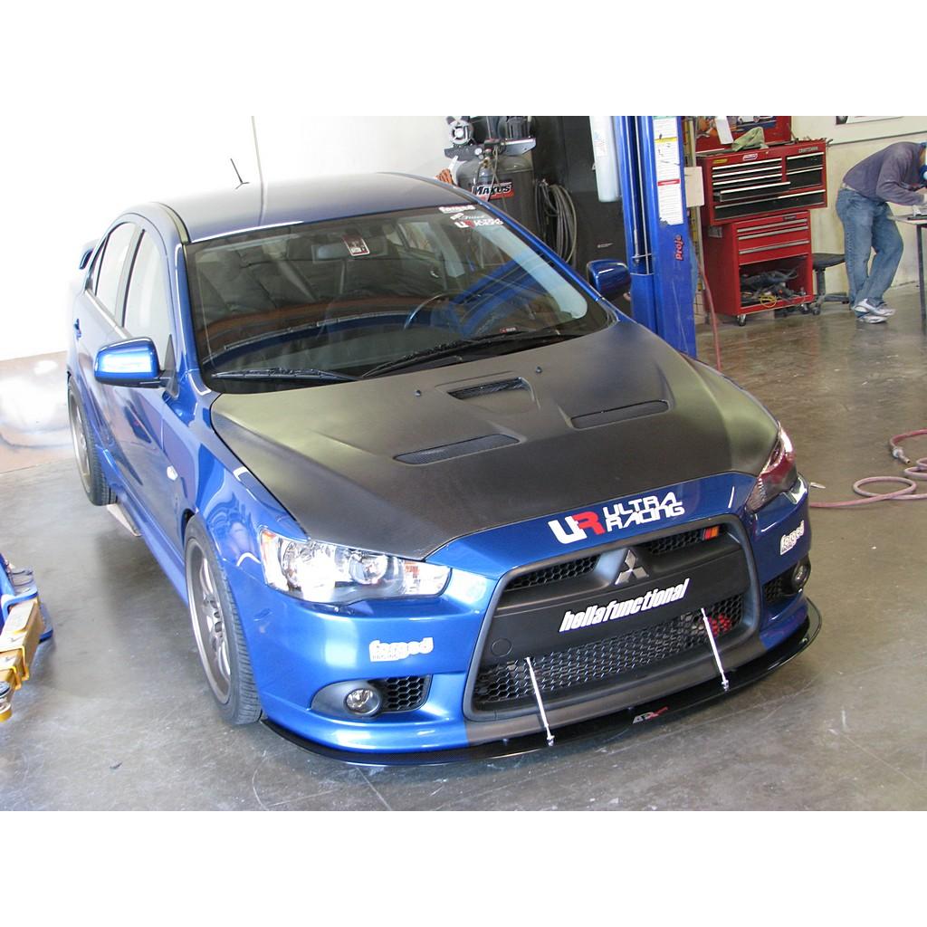 APR Carbon Fiber Front Wind Splitter (2009+ Mitsubishi Lancer Ralliart)