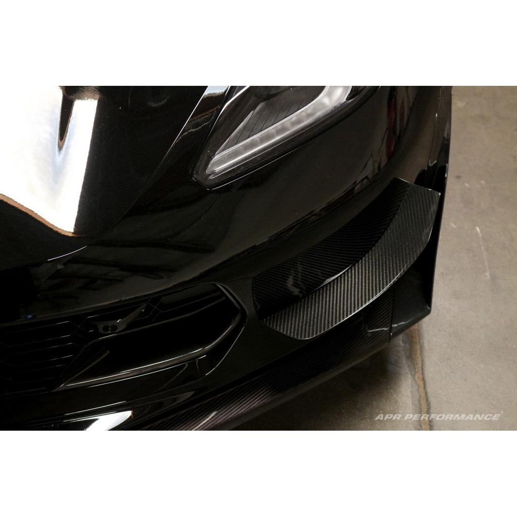 APR Front Bumper Carbon Fiber Race Canards (2014-2019 Chevrolet Corvette C7 / C7 Z06)