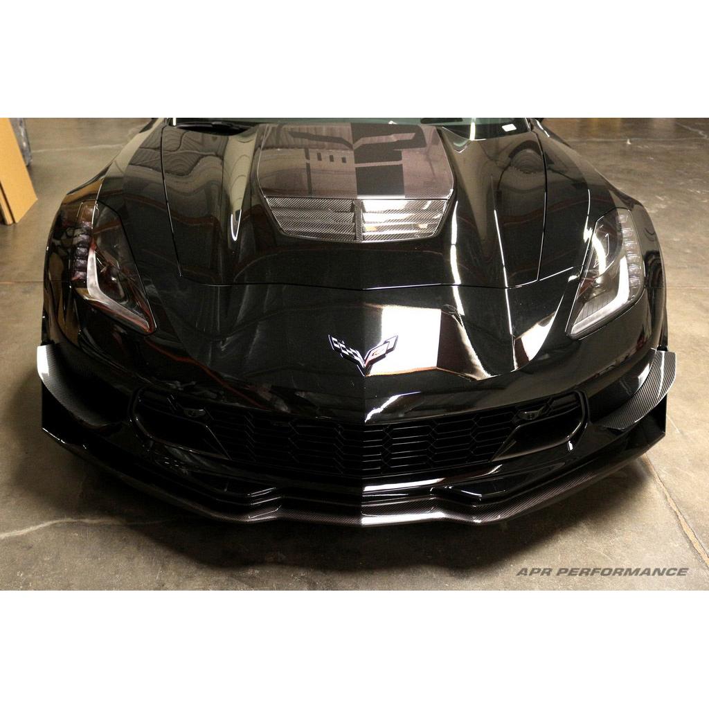 APR Front Bumper Carbon Fiber Race Canards (2014-2019 Chevrolet Corvette C7 / C7 Z06)
