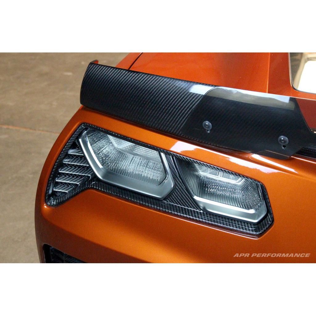 APR Carbon Fiber Rear Tail Light Bezels (2014-2019 Chevrolet Corvette C7)