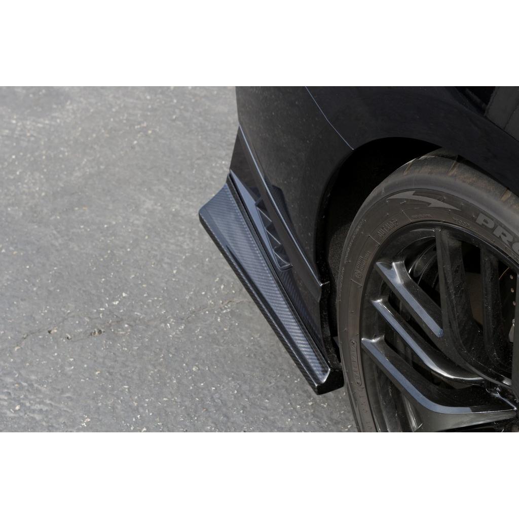 APR Carbon Fiber Rear Bumper Skirts (2017-2022 Nissan GTR-R35)