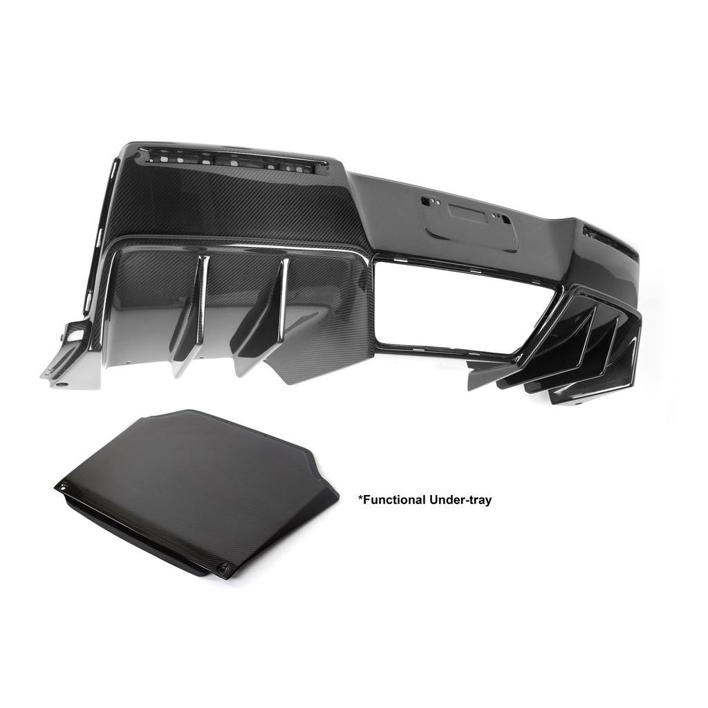 Difusor trasero de fibra de carbono APR versión 2 (Chevrolet Corvette C7 Stingray/Z06 2014-2019)