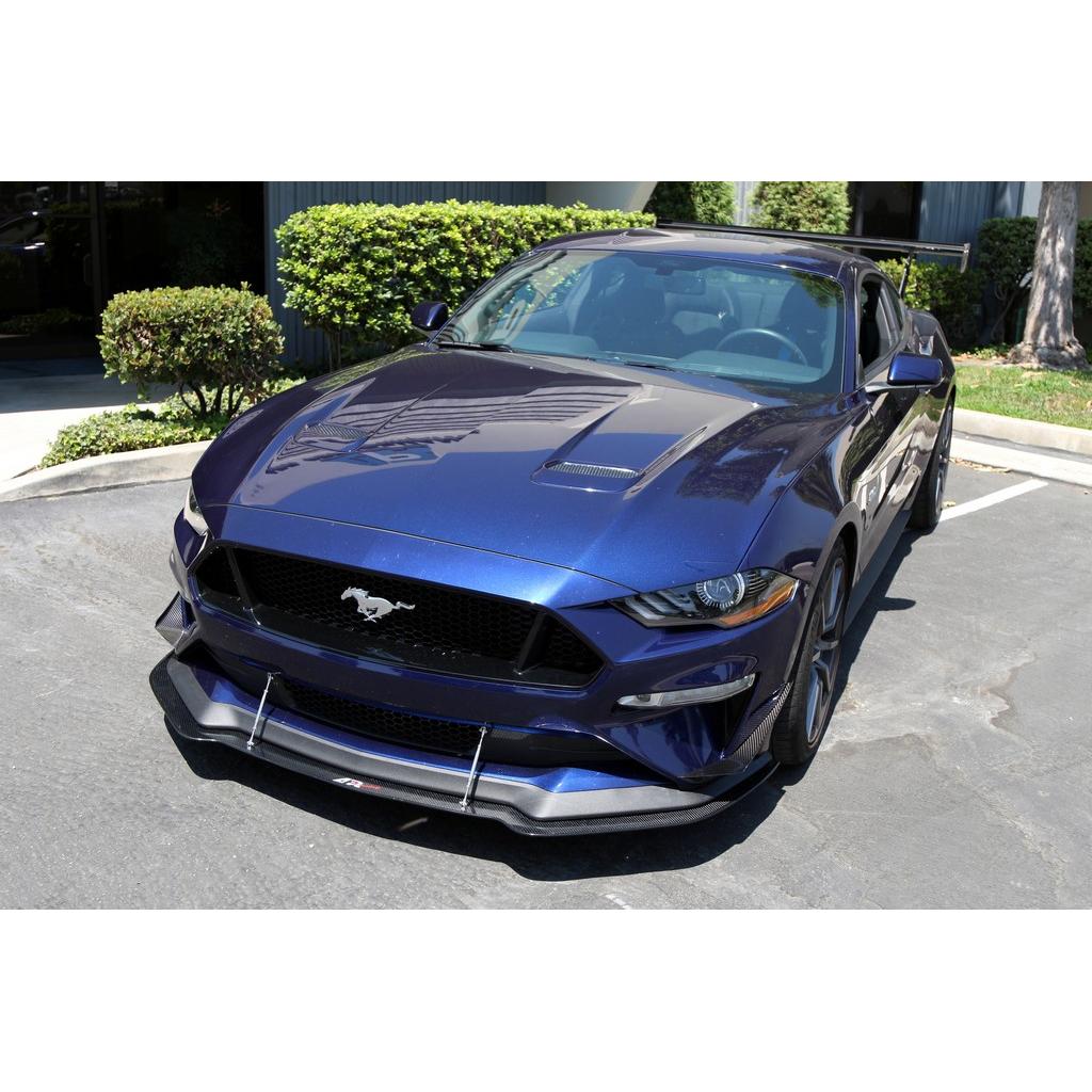 Canards de parachoques delantero de fibra de carbono APR (Ford Mustang S550 2018-2023)