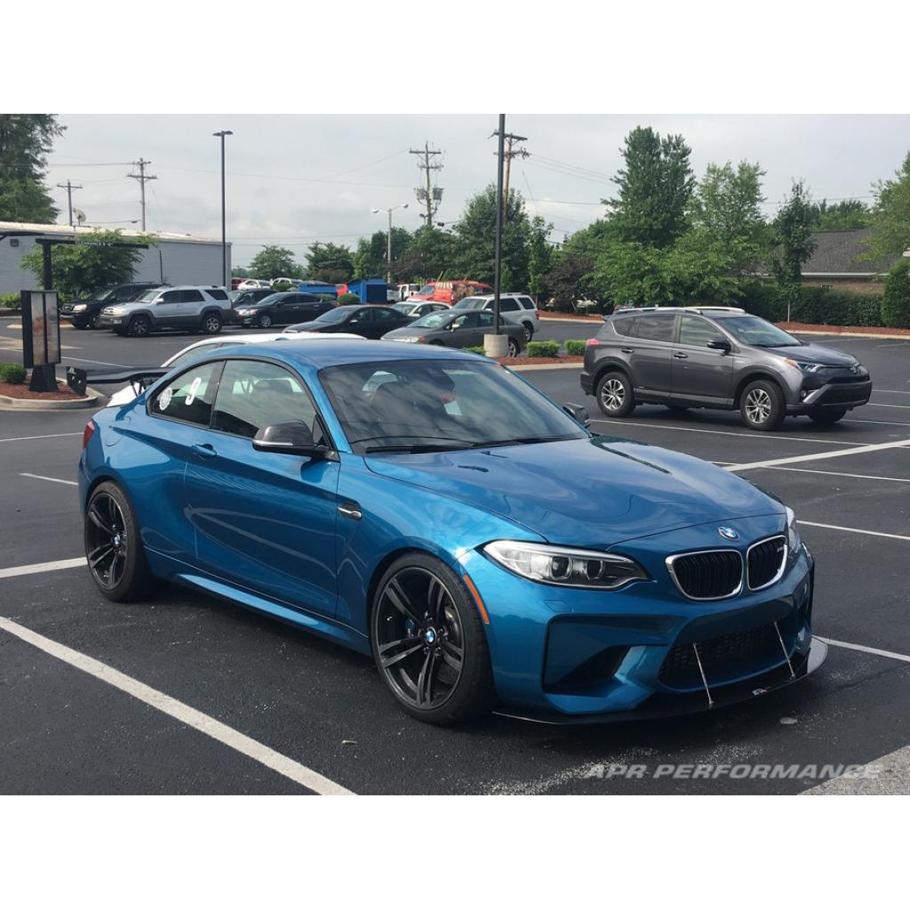 Divisor de viento delantero de fibra de carbono para parachoques APR (BMW F87 M2 2016-2021)