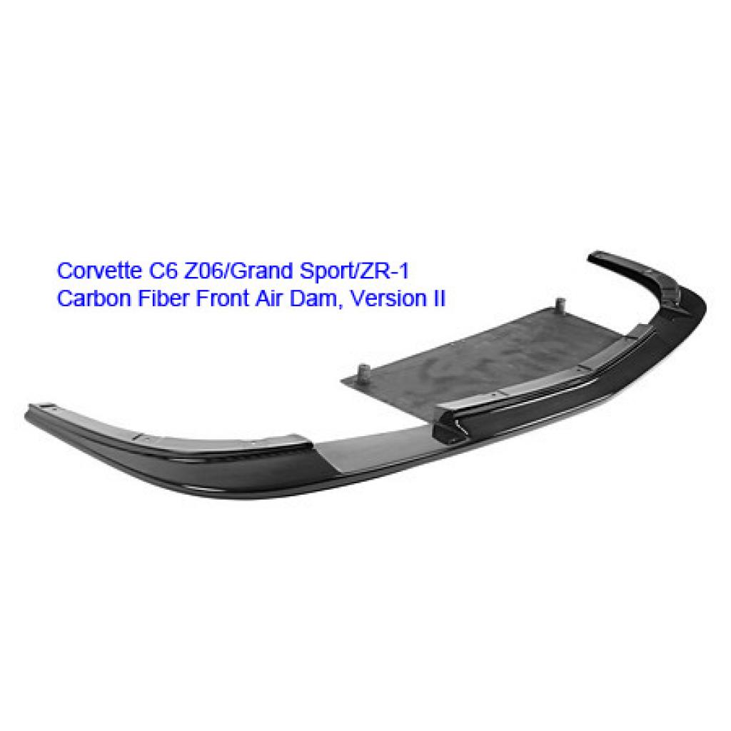 APR Carbon Fiber Front Air Dam/ Splitter/ Lip Version 2 (2006-2013 Chevrolet Corvette C6 Z06 / Grand Sport only)