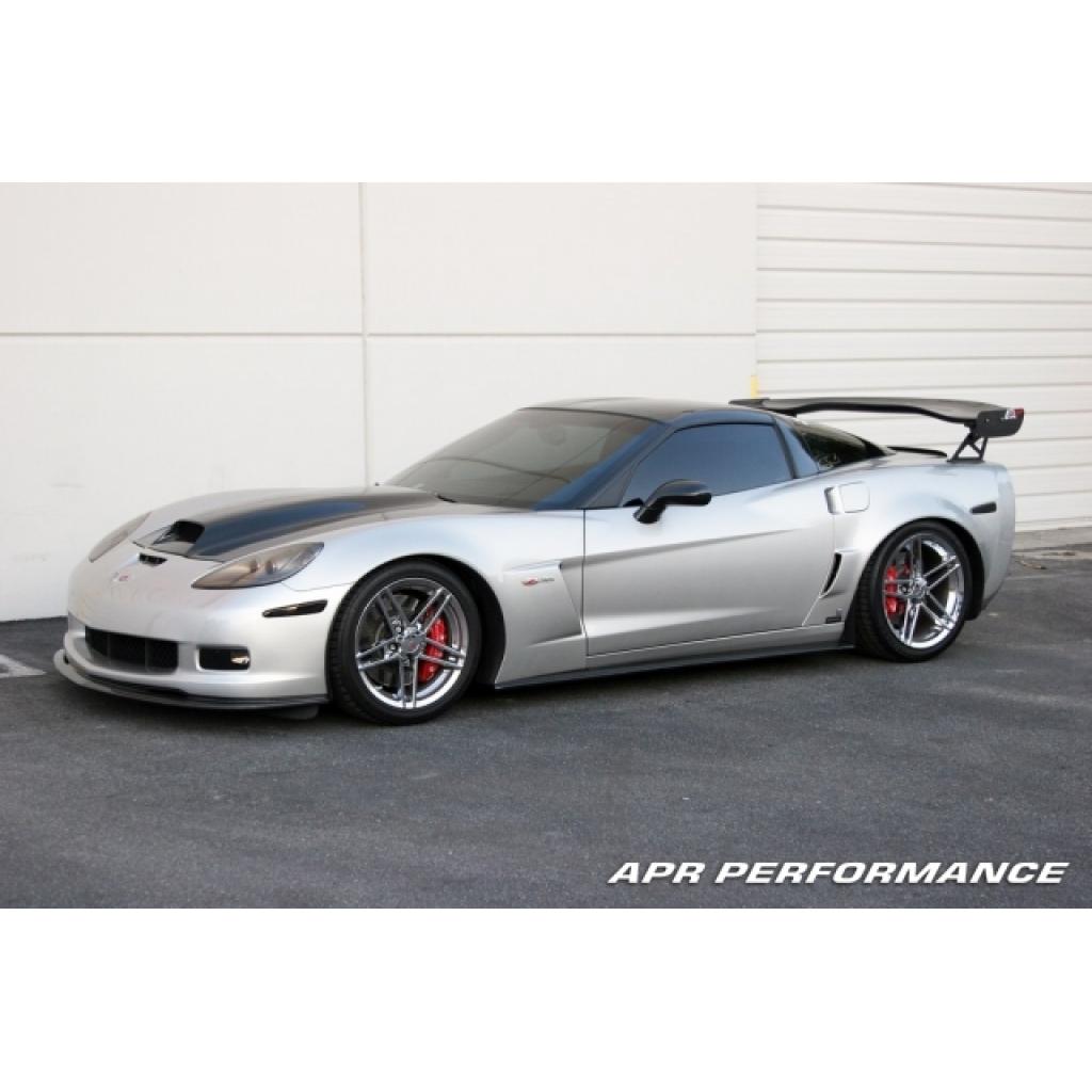 APR カーボンファイバー Side Rocker Extensions/ Side Skirt (2006-2013 シボレー コルベット C6 Z06 and Grand スポーツ) - 3