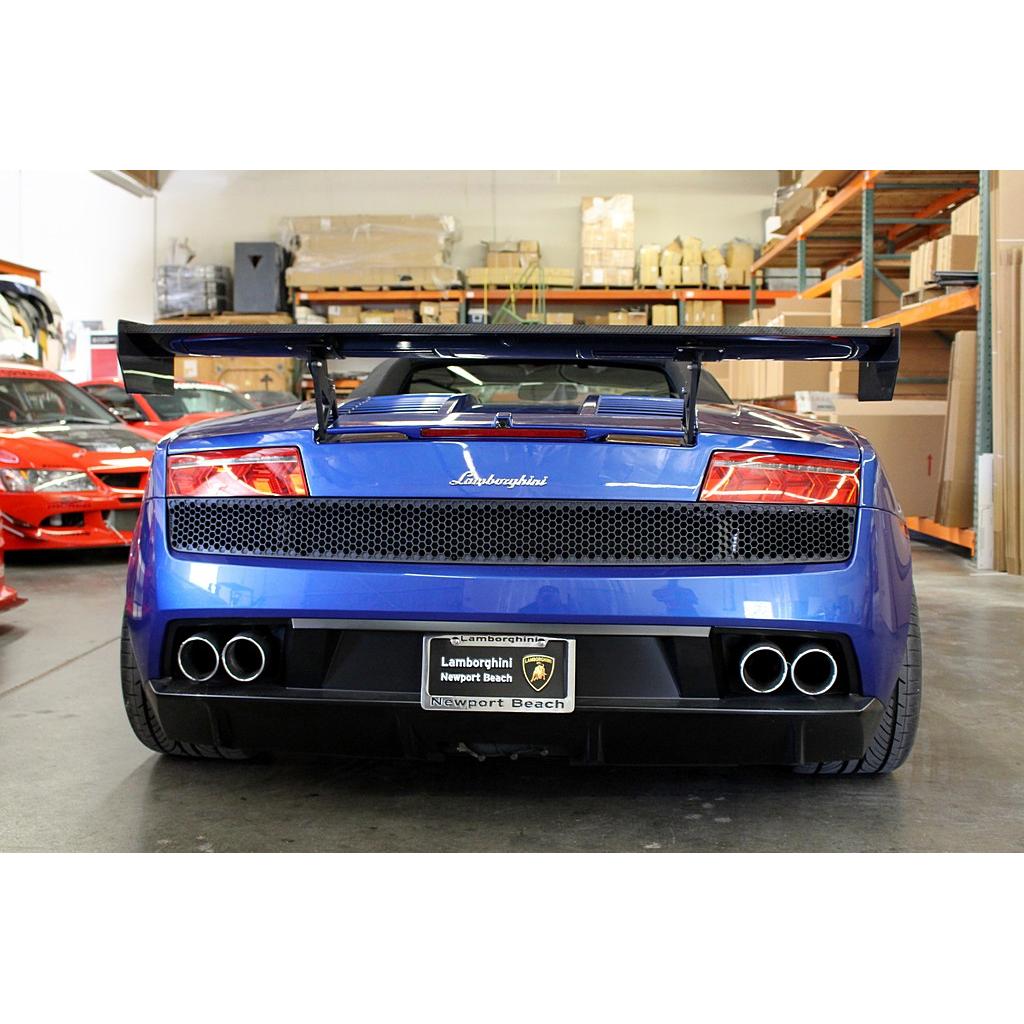 Alerón ajustable de fibra de carbono APR GT-250 de 66" (Lamborghini Gallardo LP 2013)