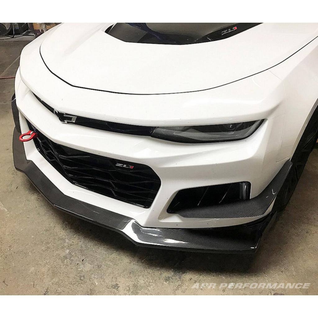 APR Front Bumper Carbon Fiber Canards (2017-2024 Chevrolet Camaro ZL1)