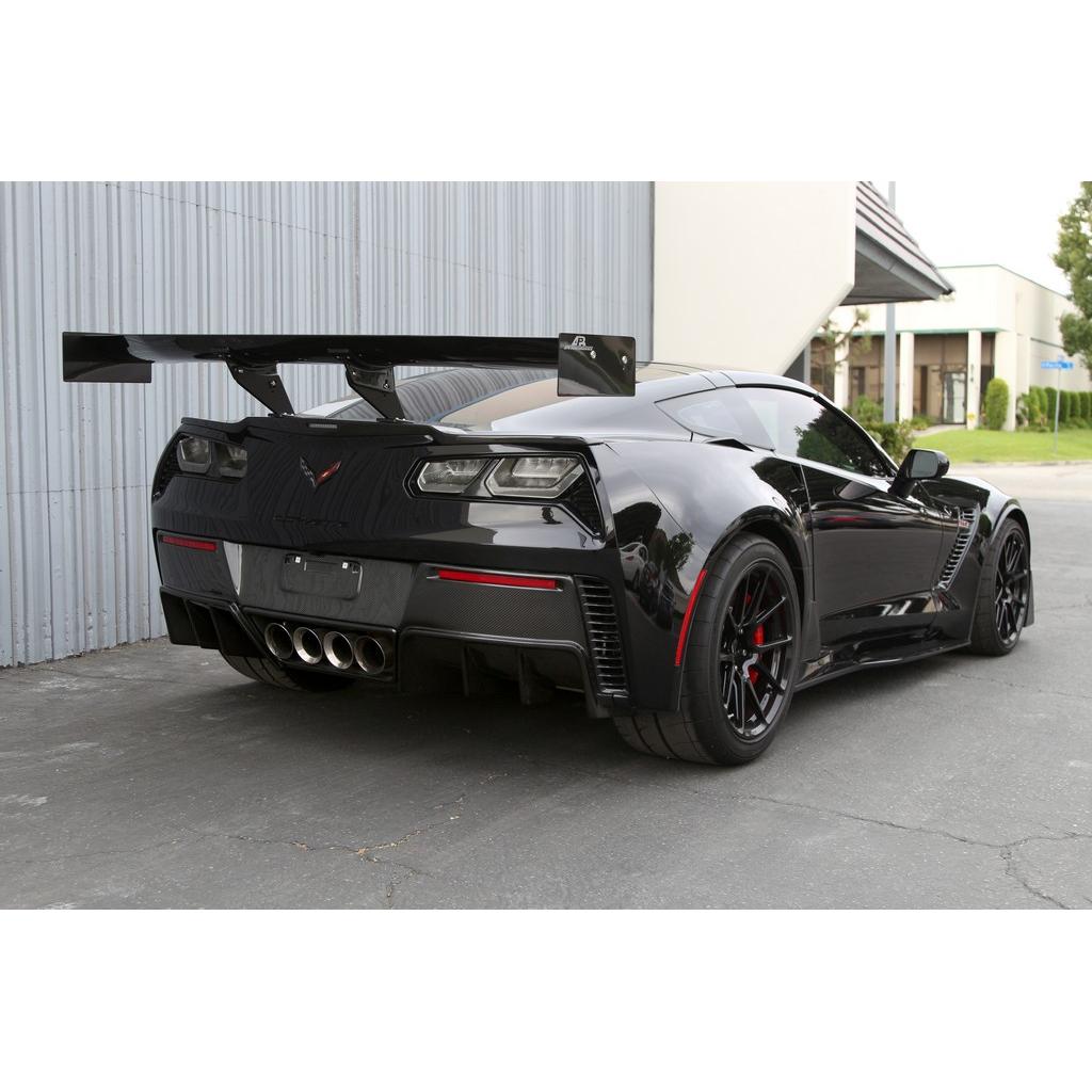 APR GTC-500 Chassis Mount Carbon Fiber Adjustable Wing (2015-2019 Chevrolet Corvette C7 Z06 / Grand Sport)