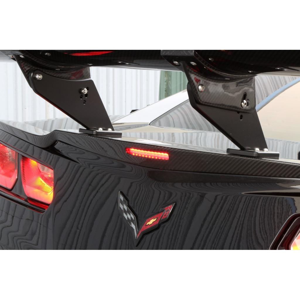 APR GTC-500 Chassis Mount Carbon Fiber Adjustable Wing (2015-2019 Chevrolet Corvette C7 Z06 / Grand Sport)