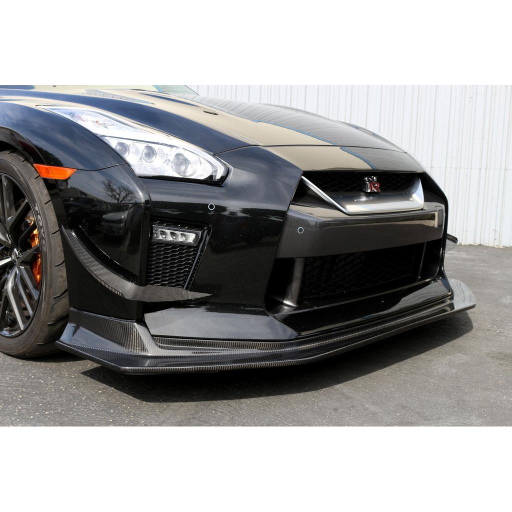 APR Carbon Fiber Front Bumper Canards (2017-2022 Nissan GTR R35)