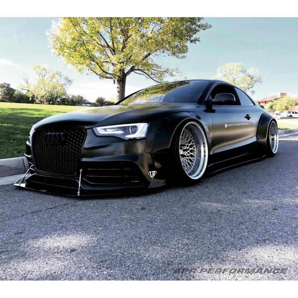 APR Stock Bumper Carbon Fiber Front Wind Splitter (2013-2016 Audi S5 / RS5)