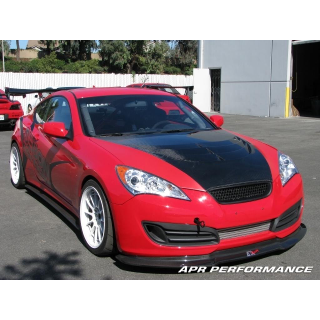 APR Carbon Fiber Side Rocker Extensions/ Side Skirt (2009-2012 Hyundai Genesis Coupe)