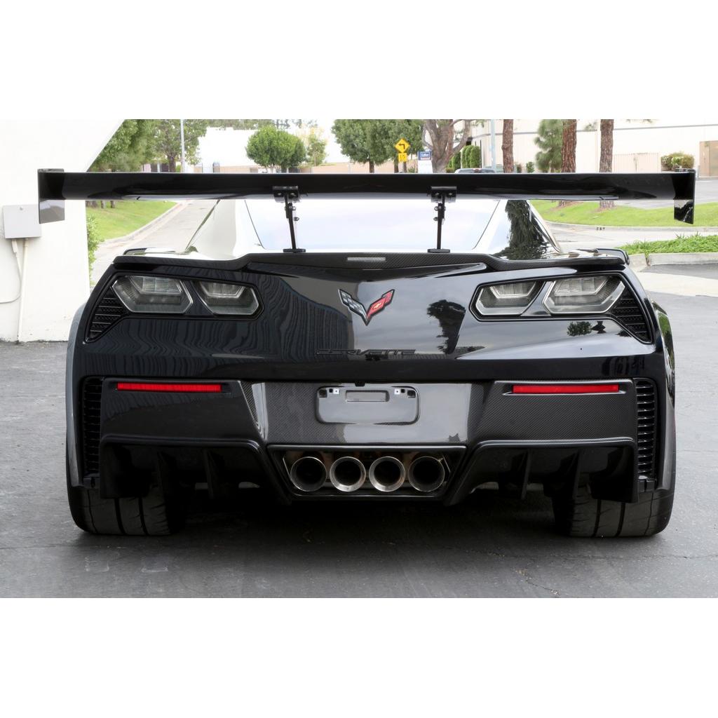 APR GTC-500 Chassis Mount Carbon Fiber Adjustable Wing (2015-2019 Chevrolet Corvette C7 Z06 / Grand Sport)