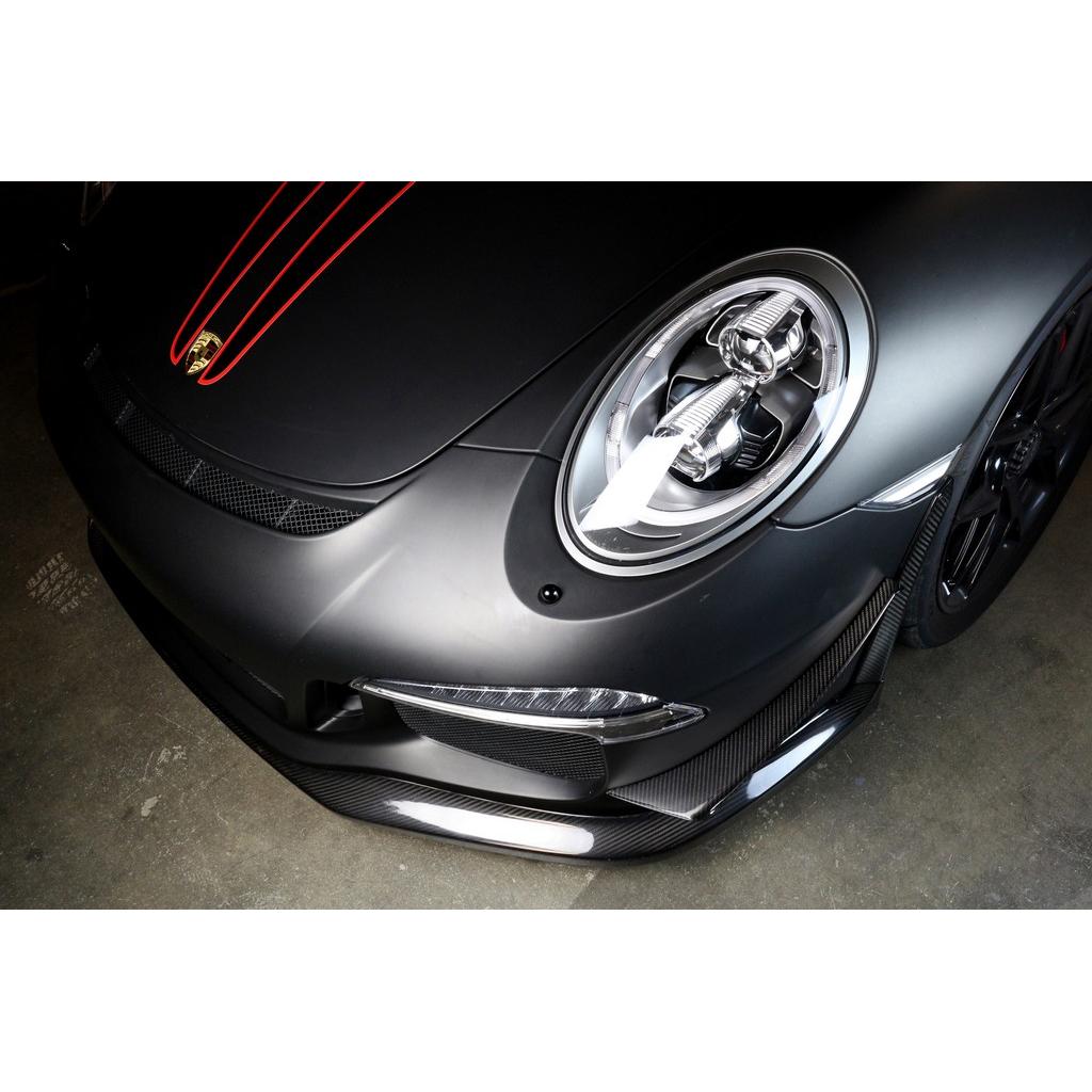 APR Carbon Fiber Front Bumper Canards (2013-2015 Porsche 991.1 GT3)