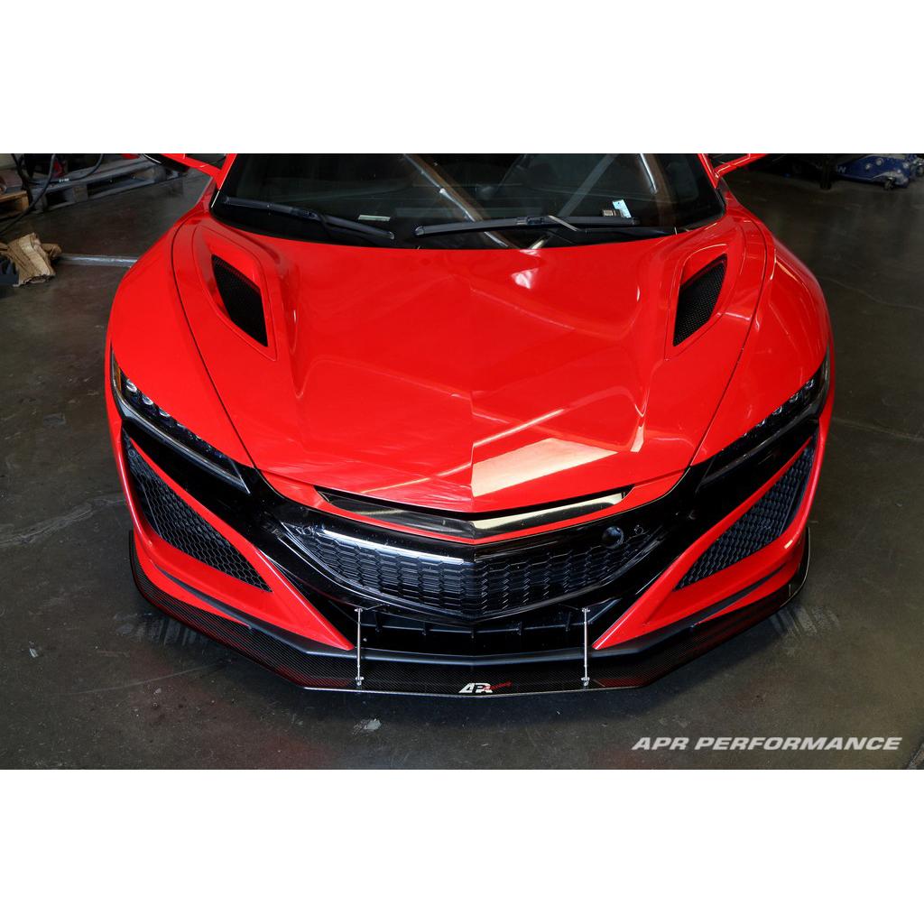 APR Stock Bumper Carbon Fiber Front Wind Splitter (2016-2022 Acura NSX)