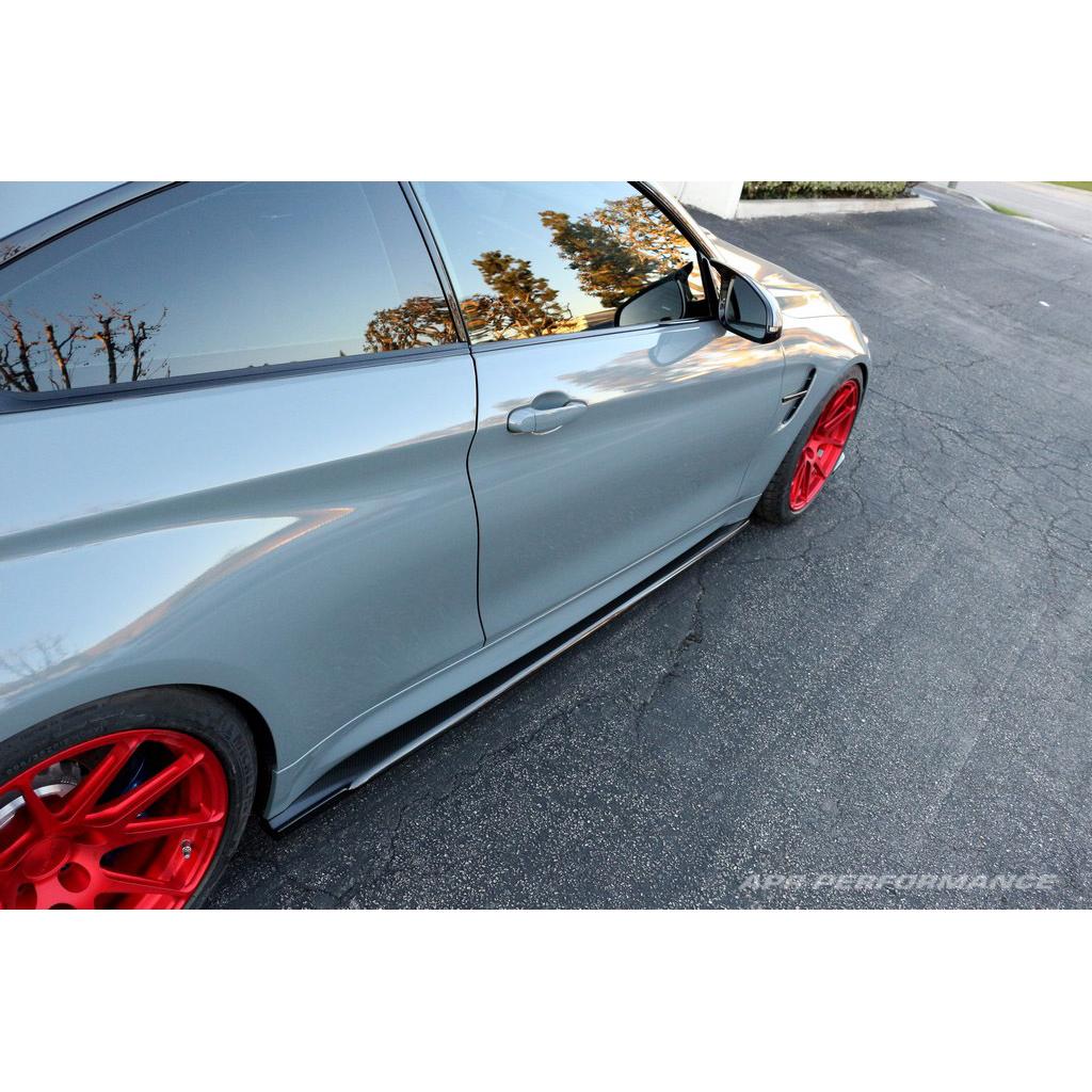 APR Carbon Fiber Side Rocker Extension/ Side Skirt (BMW F82 M4)