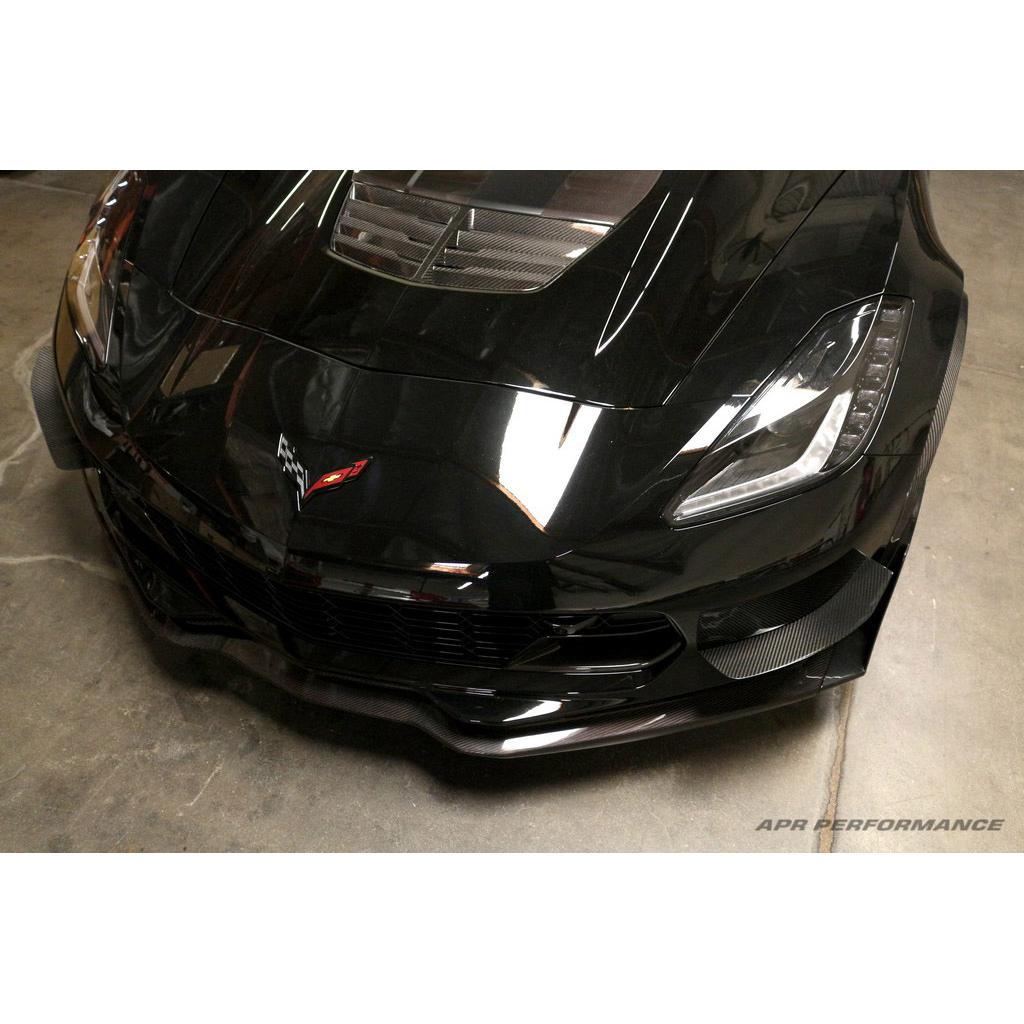 APR Front Bumper Carbon Fiber Race Canards (2014-2019 Chevrolet Corvette C7 / C7 Z06)