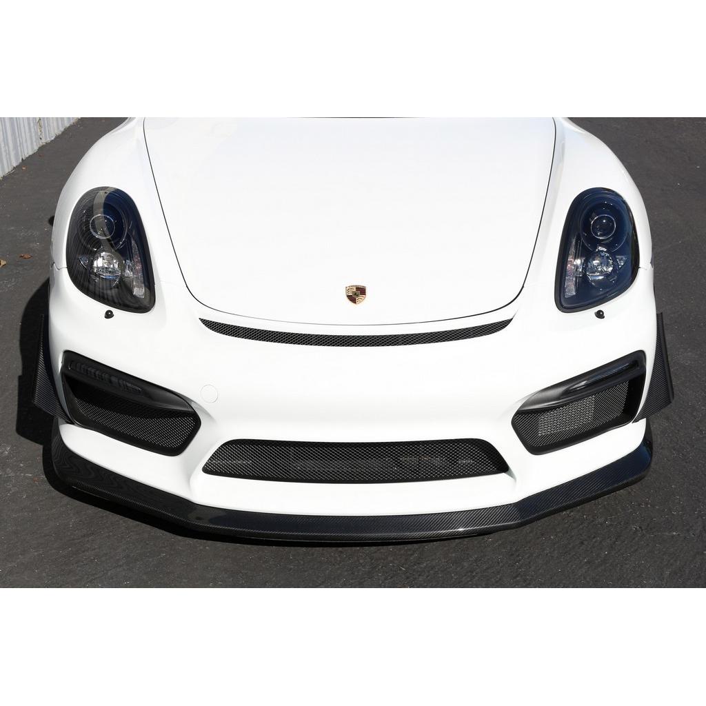 APR Carbon Fiber Front Bumper Canards (2015-2016 Porsche 981 Cayman GT4)