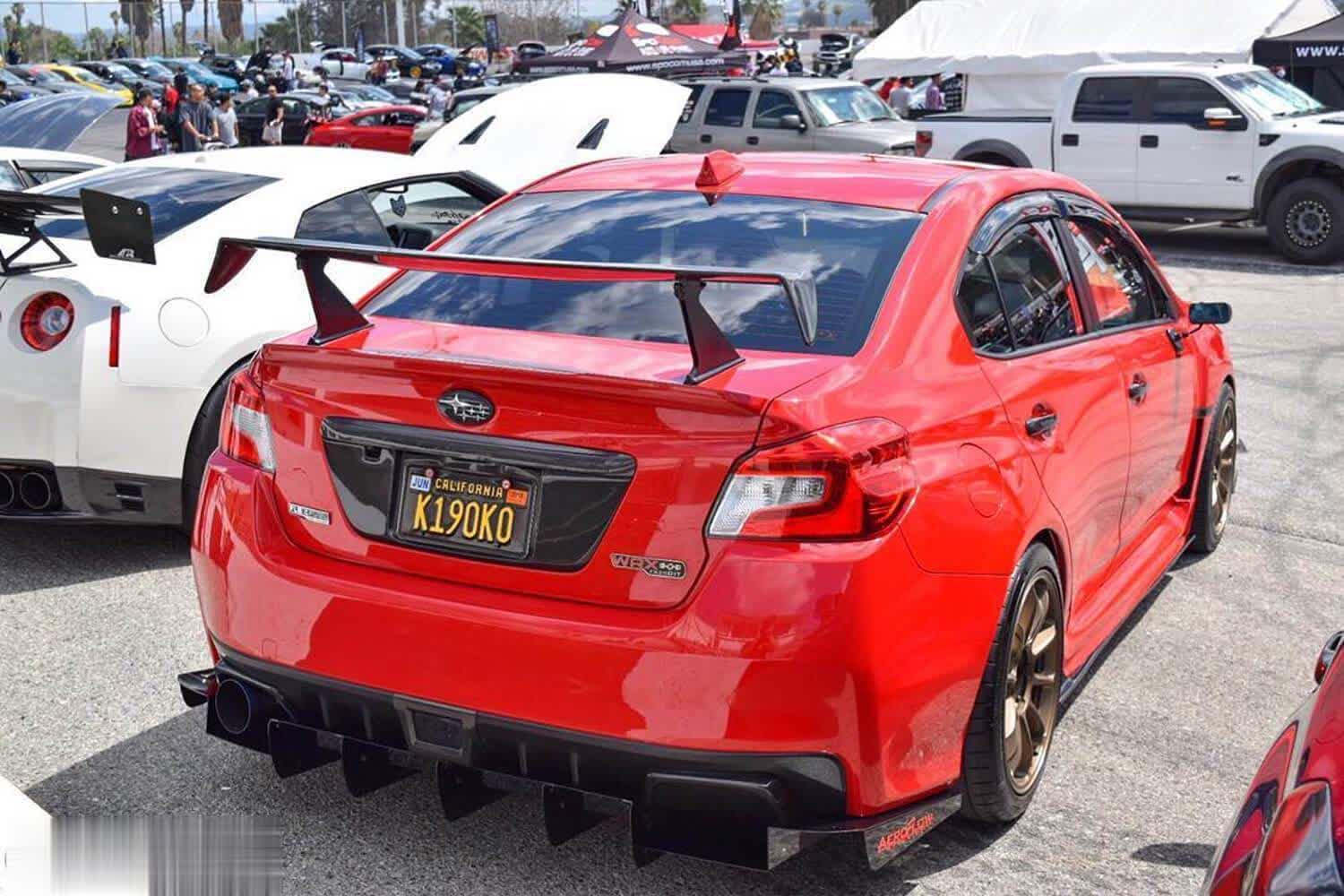 Aeroflow Dynamics 2015 - 2021 Subaru Wrx/Sti Rear Diffuser V1