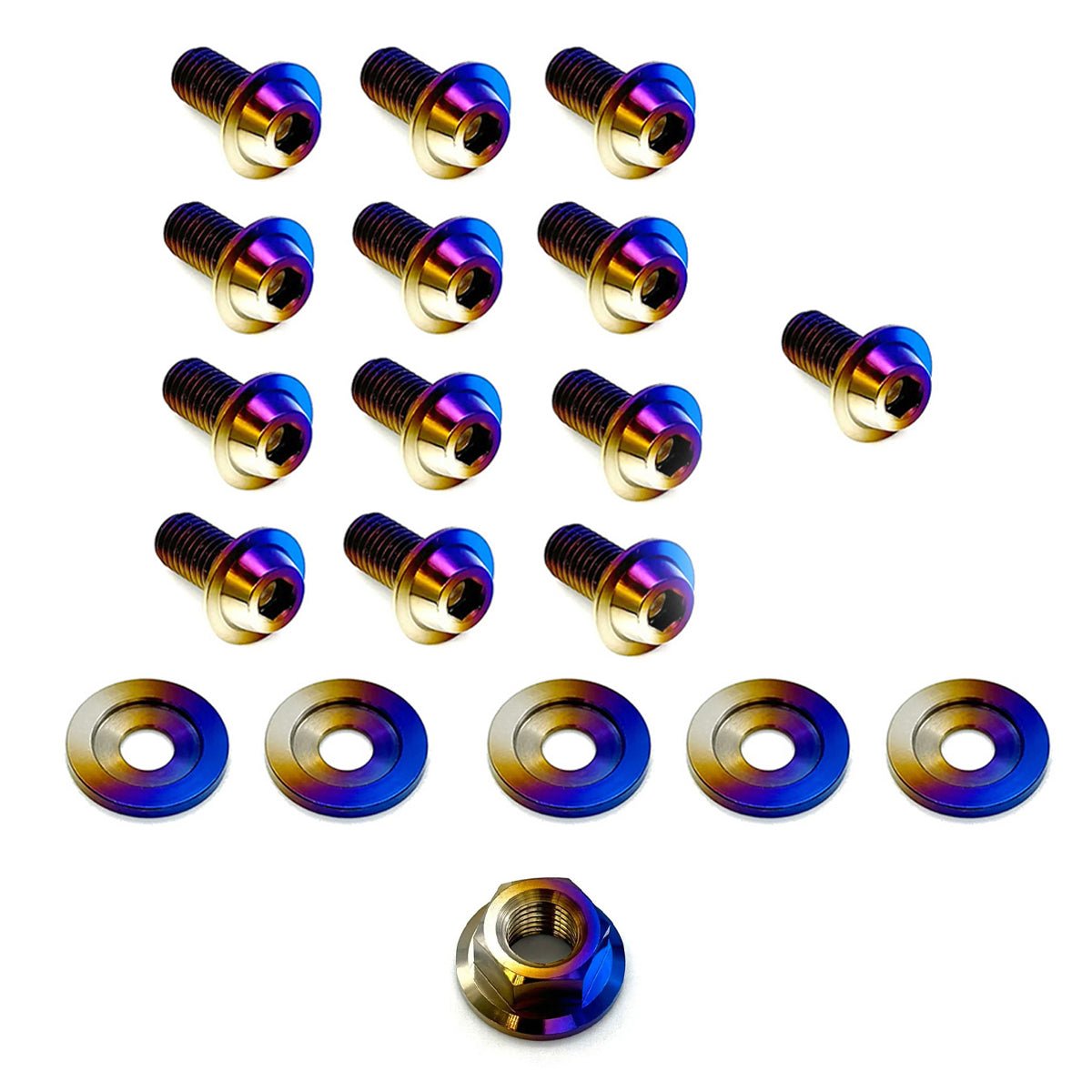 JDC Titanium Coil Pack Area Hardware Kit (Fiesta ST) - JD Customs U.S.A