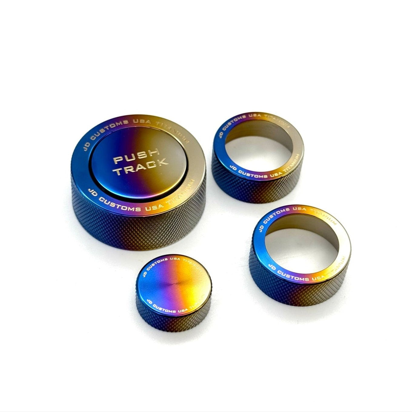JDC Titanium Control Knob Rings (23+ GR Corolla) - JD Customs U.S.A