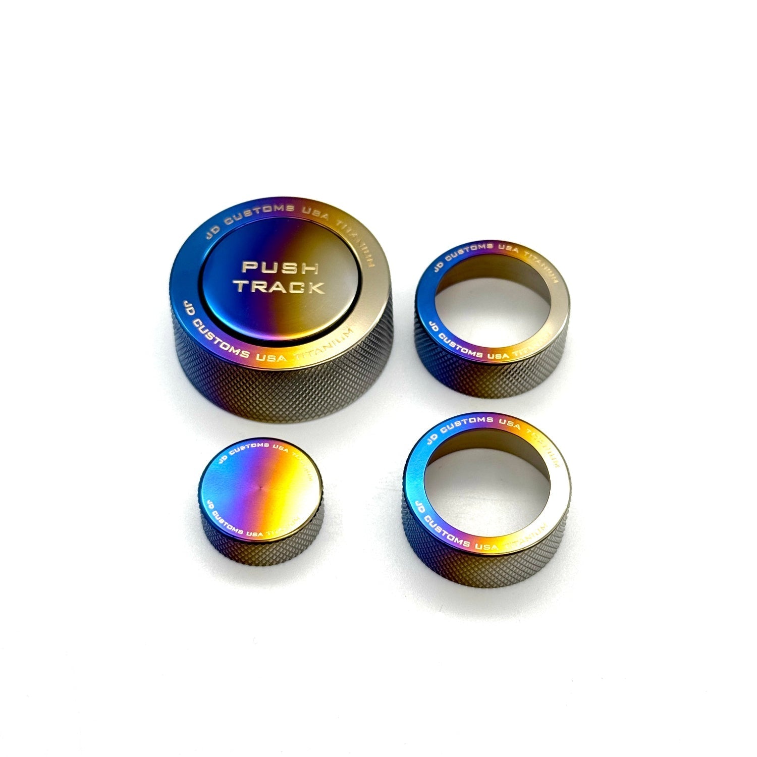 JDC Titanium Control Knob Rings (23+ GR Corolla) - JD Customs U.S.A