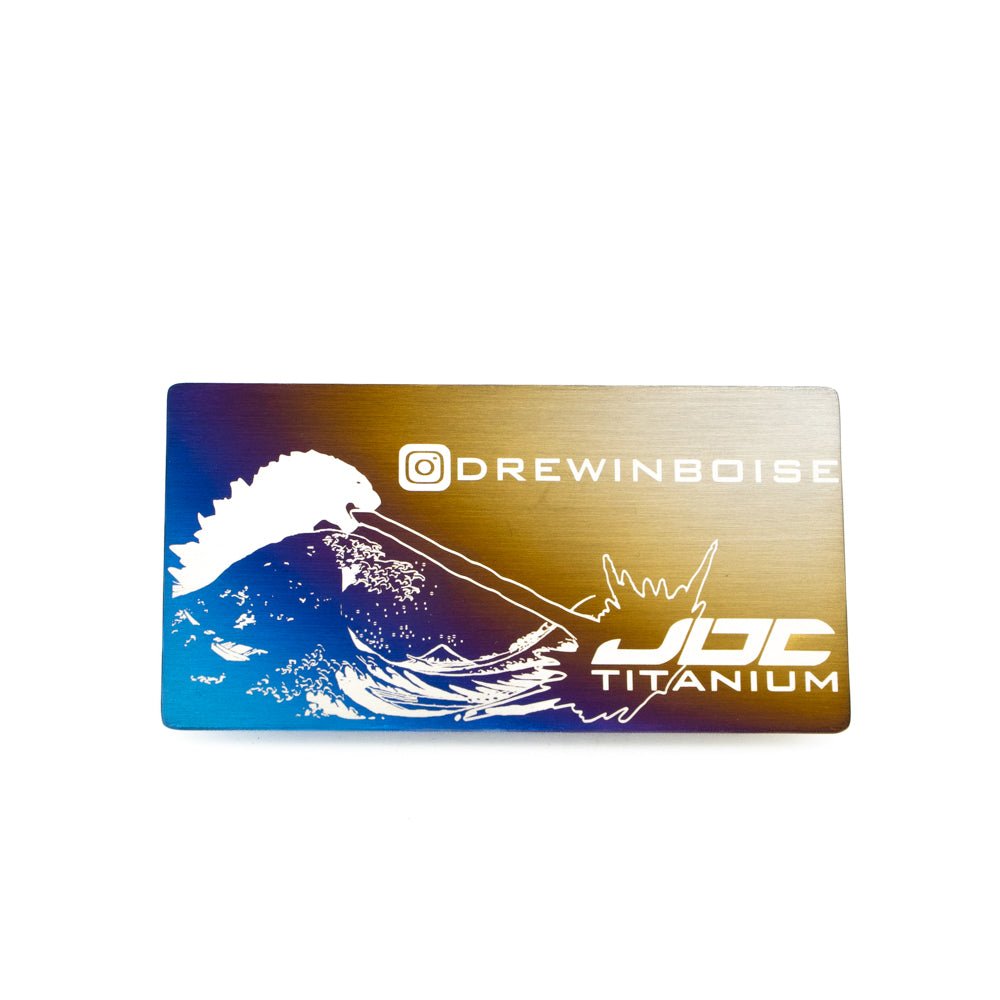 JDC Titanium Custom Badges