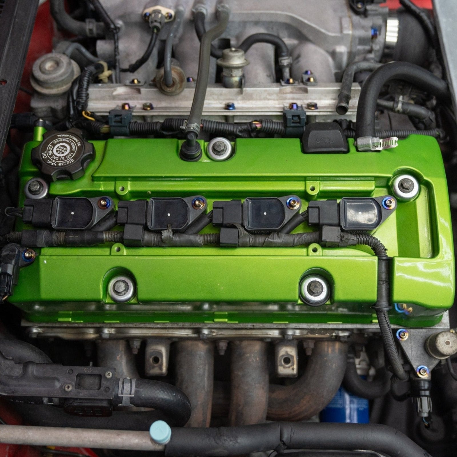JDC Titanium Engine Bay Hardware Replacement Kit (Honda S2000) - JD Customs U.S.A