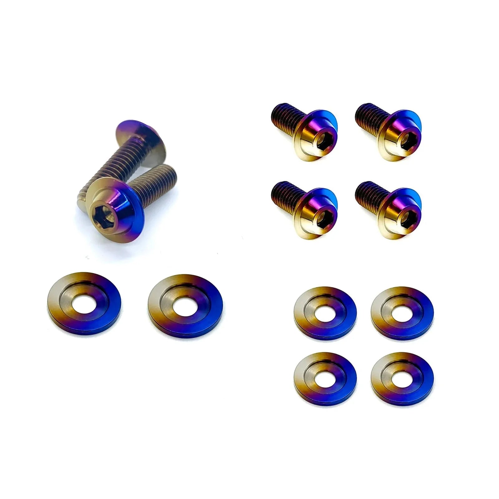 JDC Titanium Front Frame Hardware Kit | 2014 - 2020 BMW F80 M3/M4 - 1