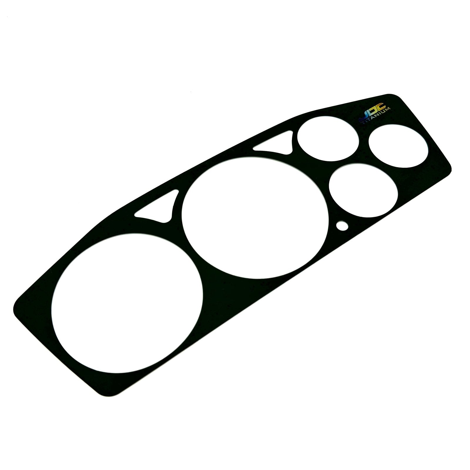 JDC Titanium Gauge Cluster Overlay (Evo 7/8/9) - JD Customs U.S.A