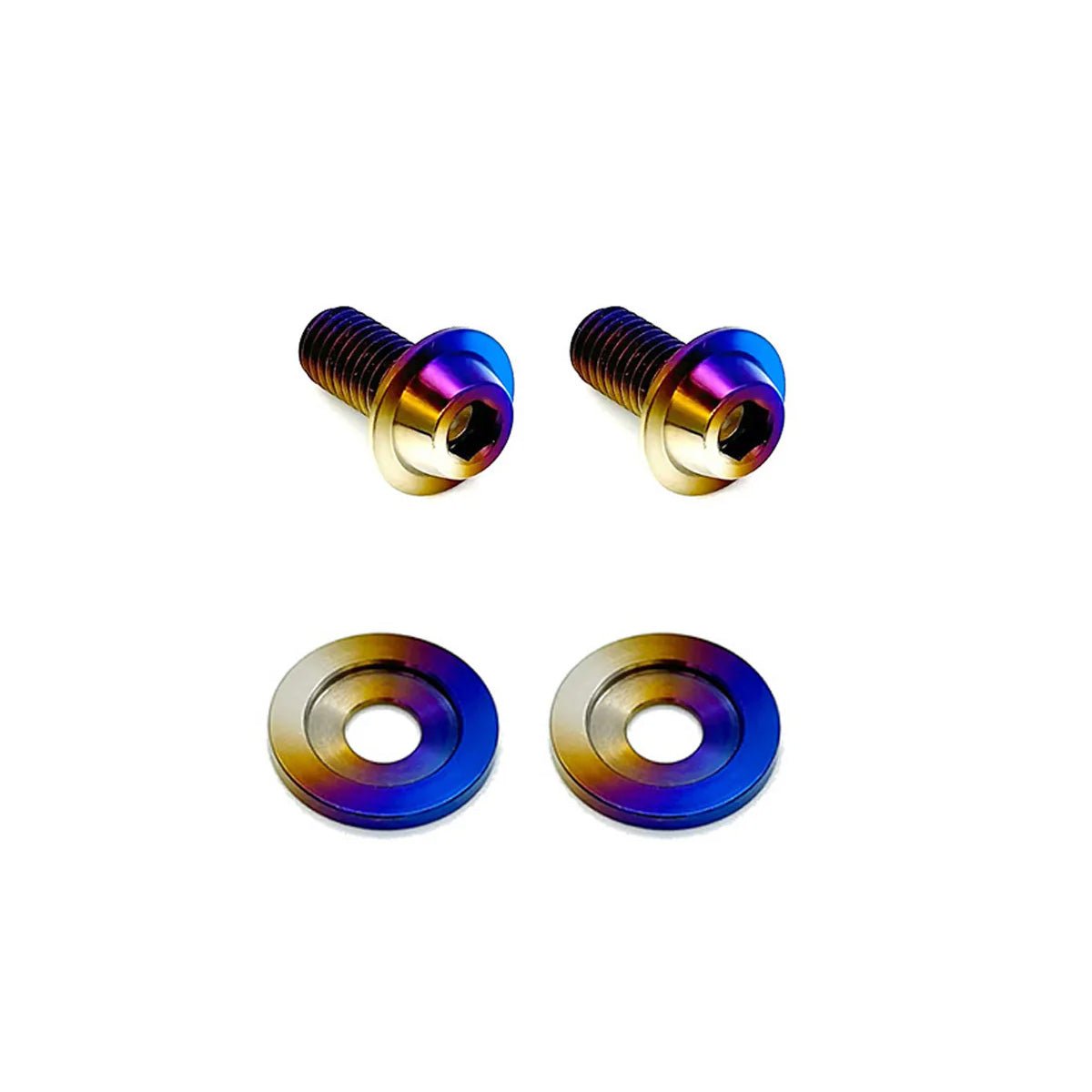 JDC Titanium Radiator Stay Bracket Hardware (MK4 Supra) - JD Customs U.S.A