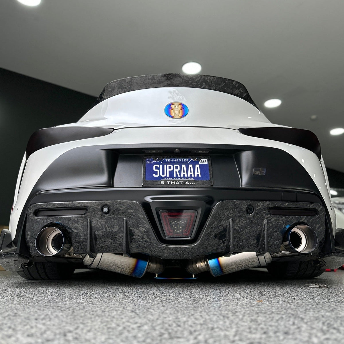 JDC チタン "トヨタ" Badge (A90 スープラ/GR86/Universal) - JD Customs U.S.A
