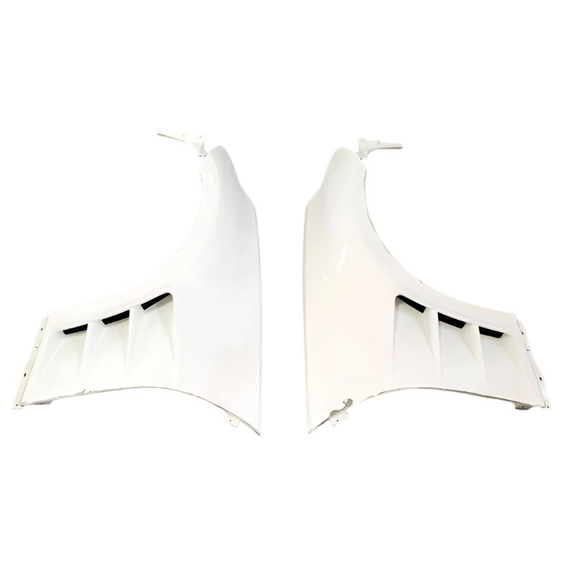 Guardabarros ventilados de fibra de carbono/FRP para Nissan 370Z (modelos 09-15) de JDMuscle, especificaciones ARS