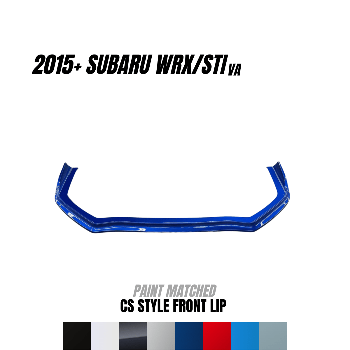 Borde delantero estilo CS con pintura JDMuscle (Subaru WRX/STI 2015-2017)
