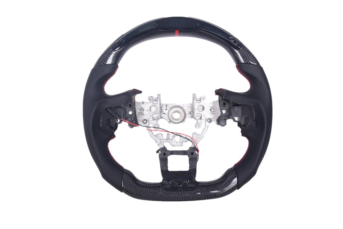 JDMuscle Carbon Steering Wheel Compatible w/ MT & CVT (2022-2025 Subaru WRX)