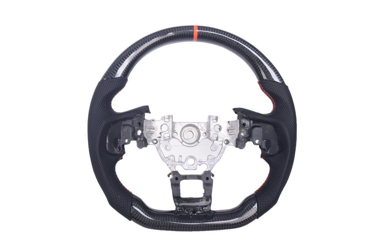 JDMuscle Carbon Steering Wheel Compatible w/ MT & CVT (2022-2025 Subaru WRX)
