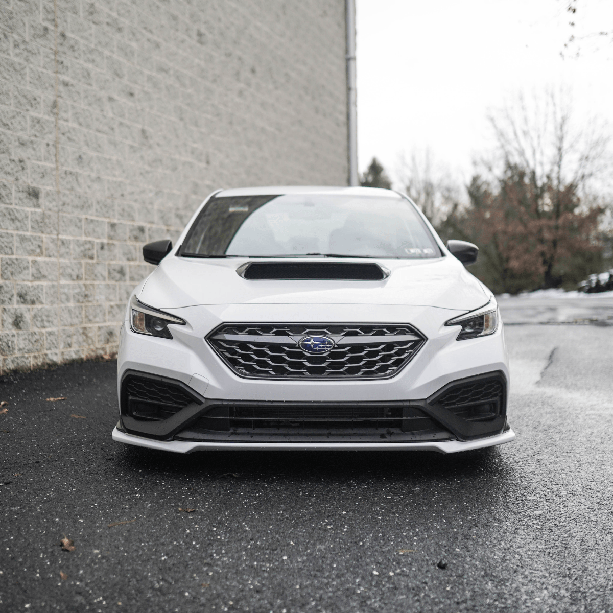 Toma de aire de fibra de carbono JDMuscle para capó - OE+/ Estilo abultado (Subaru WRX 2022-2025)