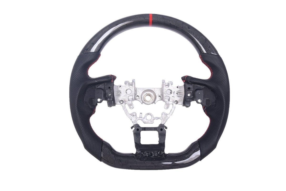 JDMuscle Carbon Steering Wheel Compatible w/ MT & CVT (2022-2025 Subaru WRX)
