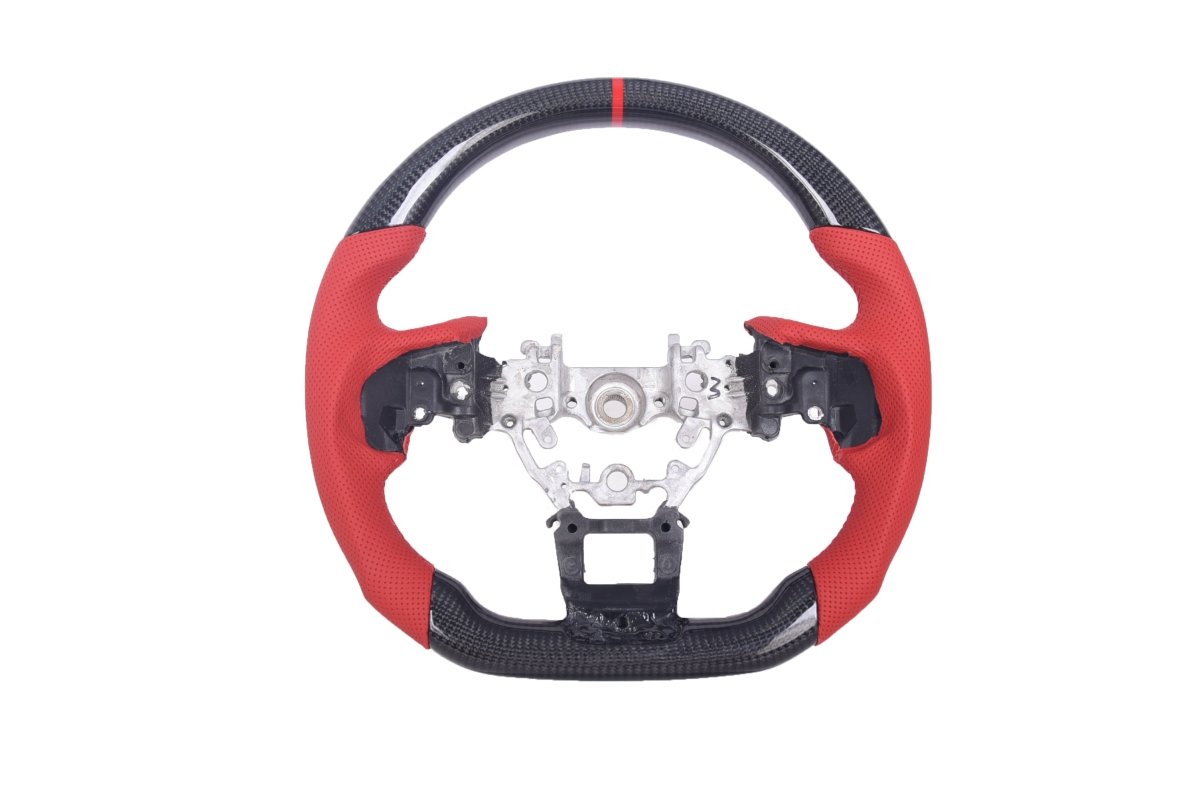 JDMuscle Carbon Steering Wheel Compatible w/ MT & CVT (2022-2025 Subaru WRX)