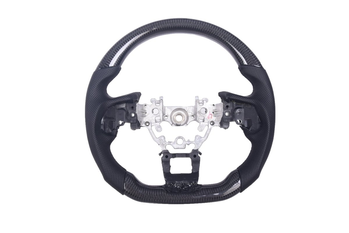 JDMuscle Carbon Steering Wheel Compatible w/ MT & CVT (2022-2025 Subaru WRX)